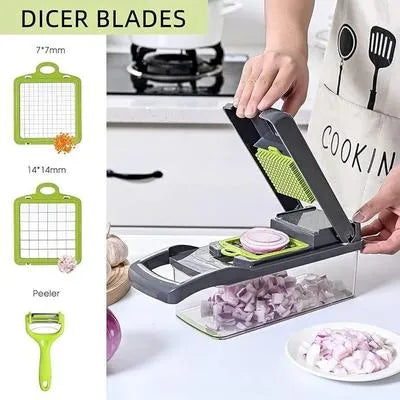 16 in 1 Manual Food Chopper – Chop, Slice & Dice in Seconds!