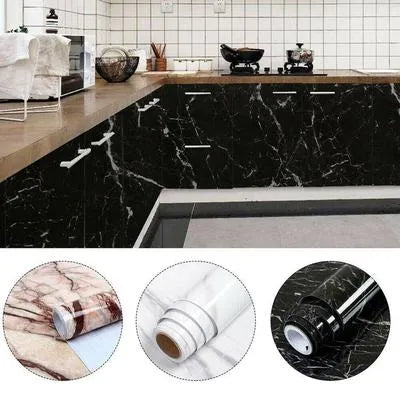 Elegant Marble Wall Sheet – Easy DIY Home Décor
